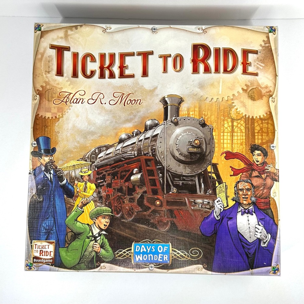 Ticket to Ride Board Game Days of Wonder Alan R Moon Train Strategy Game 7201